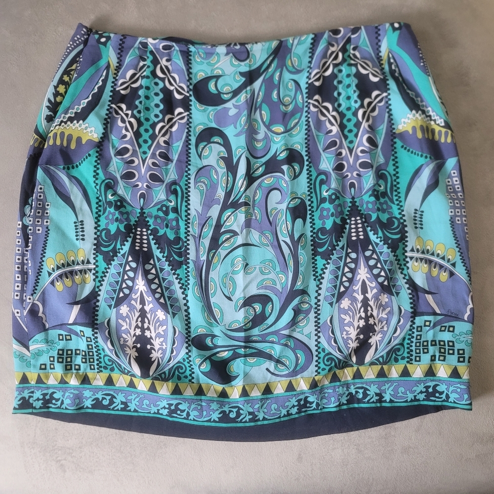 Alvarado Bessie Psychedelic Bessie Skirt Sz 16